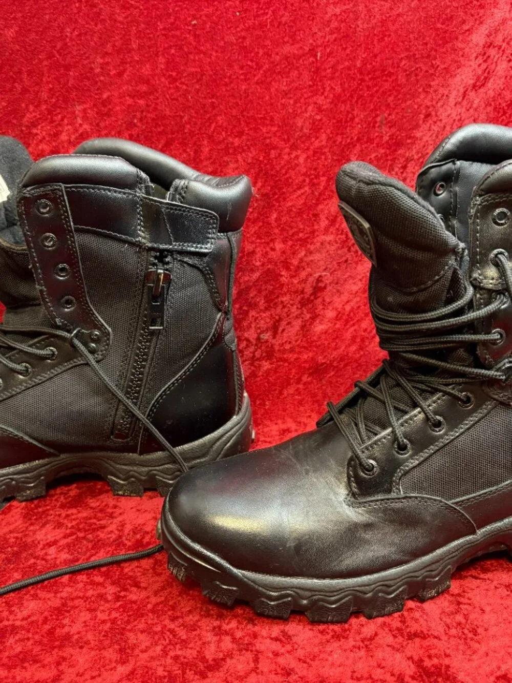 Rocky Men's size 13 Alphaforce Black Waterproof Service Boot 8